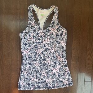 Lilly Pulitzer Luxletic Starfish Athletic top